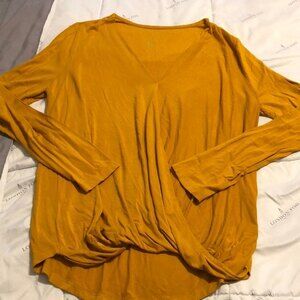 A.NEw day faux wrap long sleeve size medium
